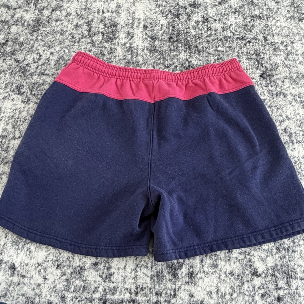 VTG Women's Pro Spirit Sweatsuit Sweater Half Sleeve Shorts Blue Pink Set Size M - Picture 10 of 13